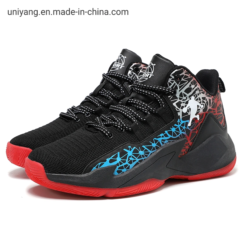 Fashion Trend Men's Basketball Shoes Spring Newest High-Top Male Shoes Wear-Resistant Breathable Brand Casual Sports for Men