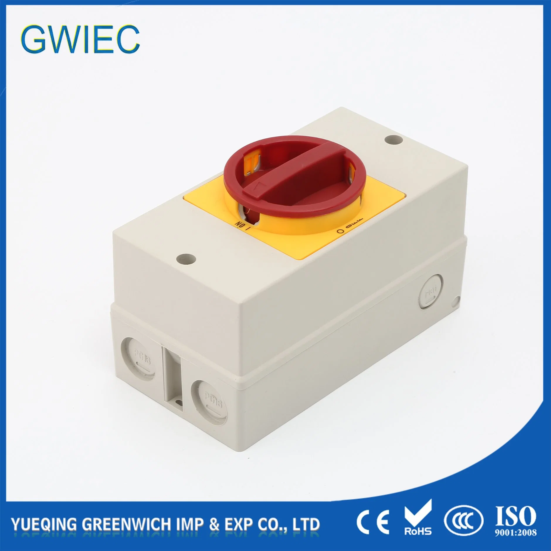 Single Button Three Phase Gwiec Wenzhou, Zhejiang, China Rotary Switch Box