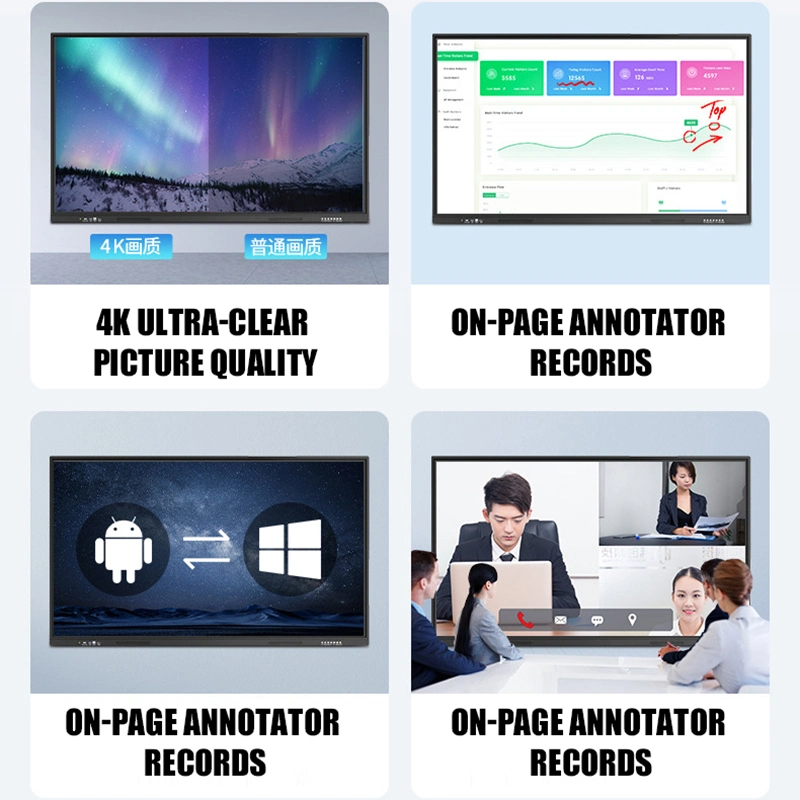 Personalizar Android/Escuela del sistema de Windows Office Plana pizarra interactiva SMART Boards digital con pantalla táctil