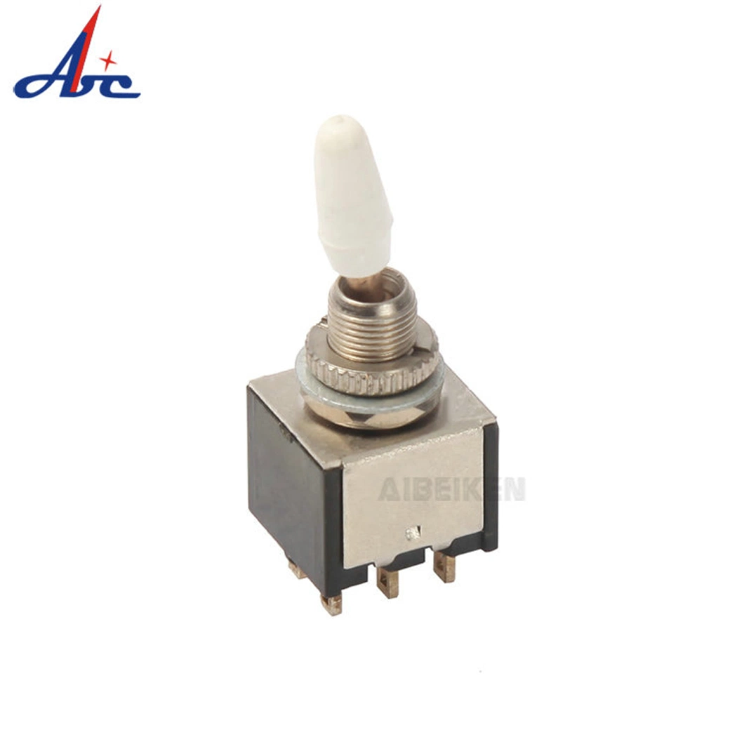 3A 125V AC Dpdt 3 Position 6pin on off on Toggle Switch Safety Cover