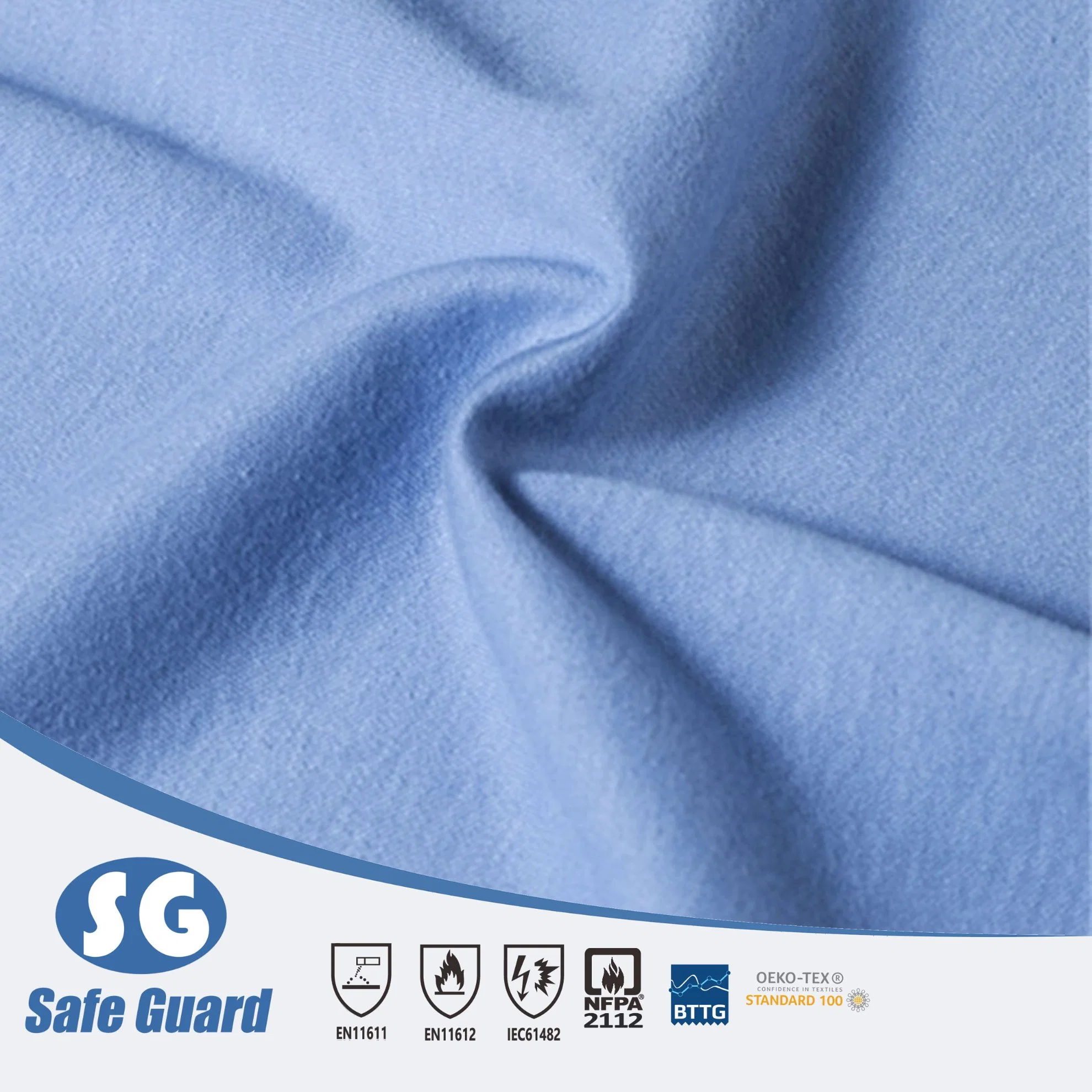 البيع الساخن مخصص 230GSM مقاومة لهب 100% قطن الألياف لمدة Home Textile