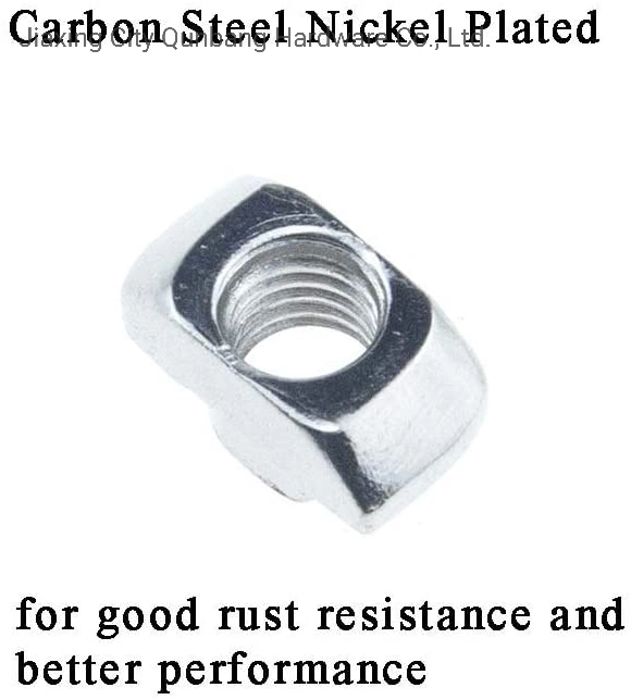 Sliding T-Slot Nut T-Nut Carbon Steel Nickel Plated Semicircle Sliding M6 M8 6mm 8mm Slot Aluminum Alloy Profile Accessories