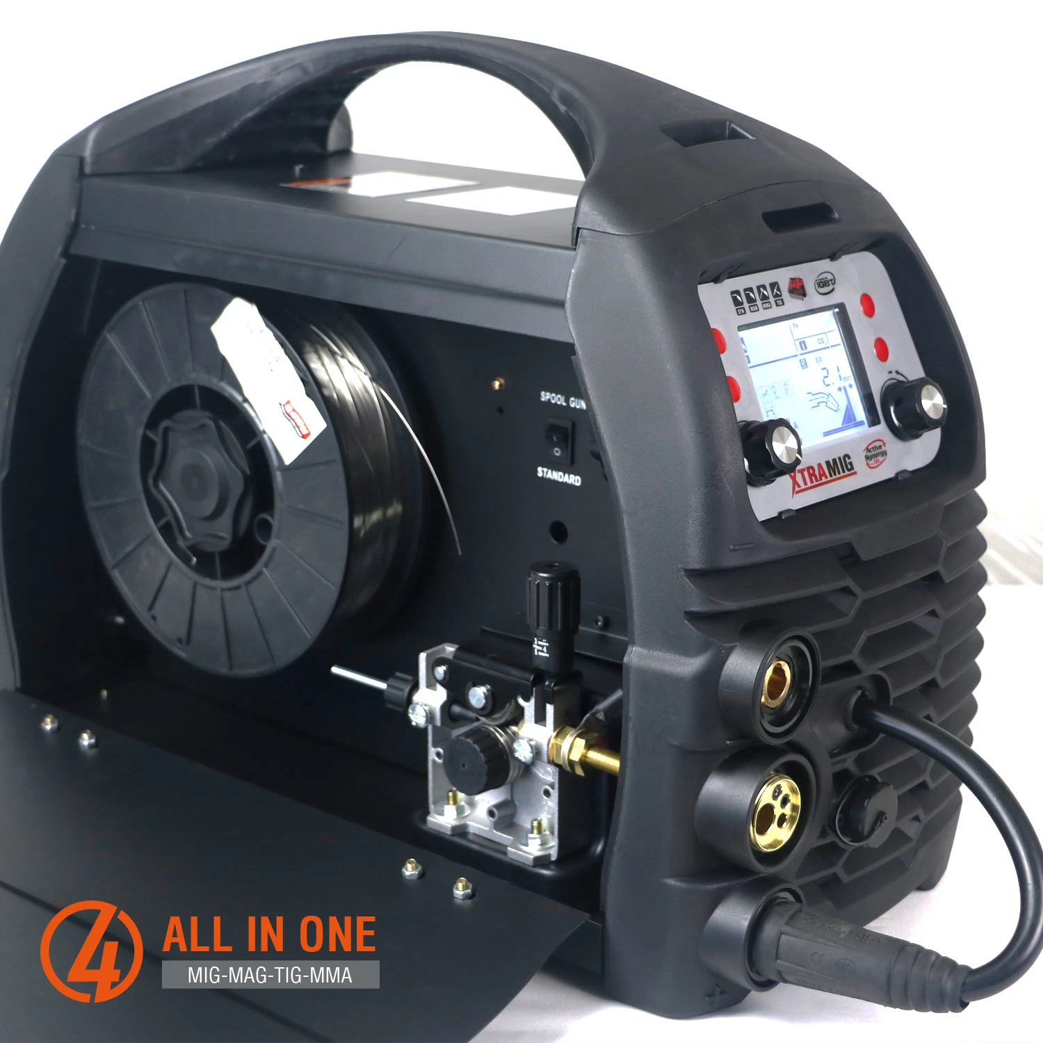 New Smart Inverter Welding Machine 200 AMP TIG MMA Mag MIG Synergic 4-in-1 Multifunction Welder Equipment