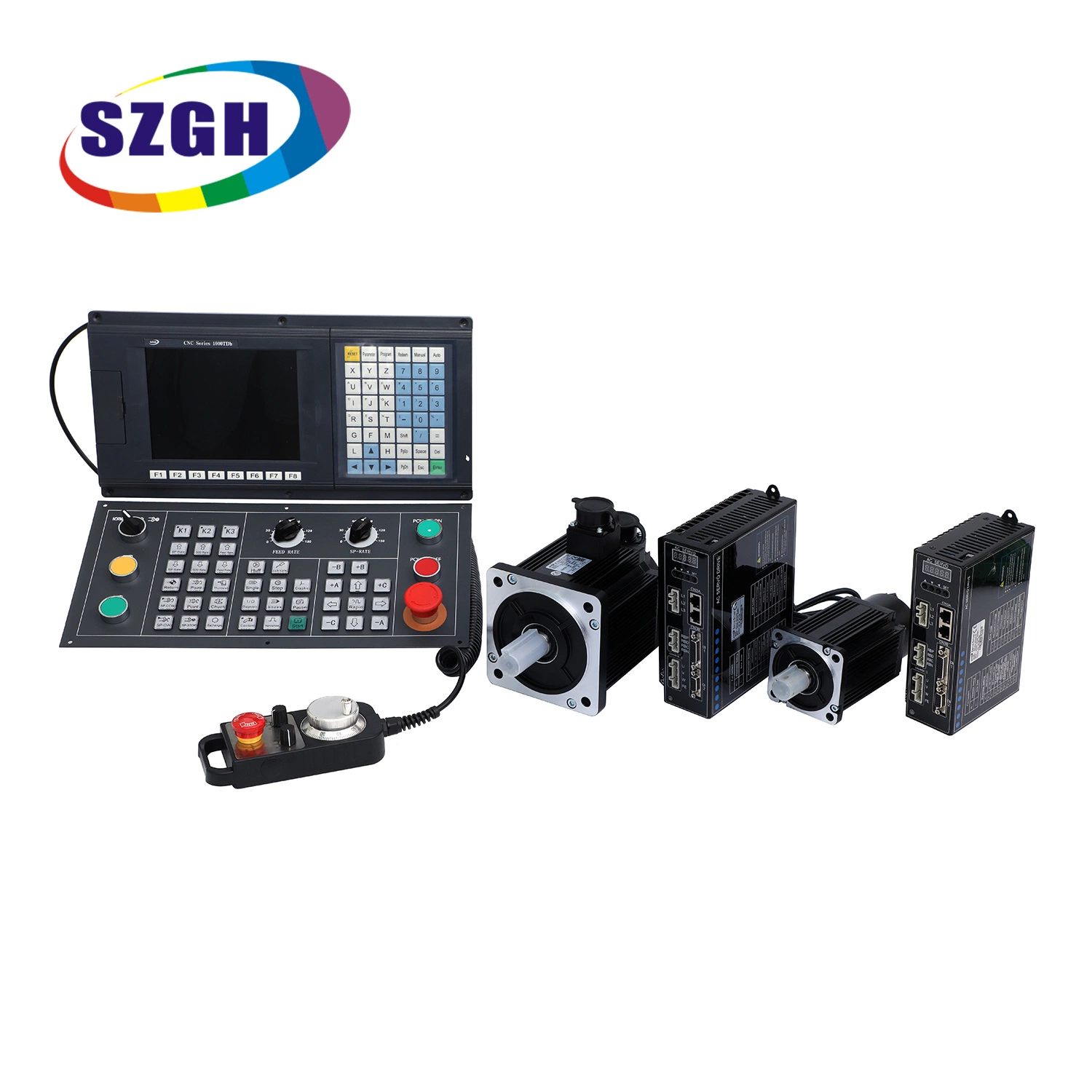 Szgh Motor Factory 110mm 220V 1kw 4nm AC Servo Motor and Driver, AC Motor with 13bit Encoder