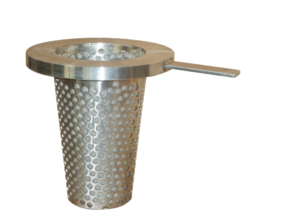 Basket Strainer Valve with Simple Filter Screen for Stainless Steel 316 304 Pipeline Flanges