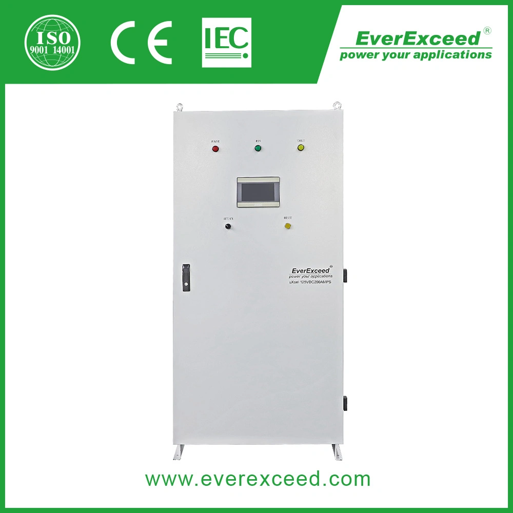 Everexceed Uxcel 120V16Une série avec Thyristor monophasés ou triphasés/ redresseur-chargeur de batterie industrielle/DC UPS/Solution d'alimentation;