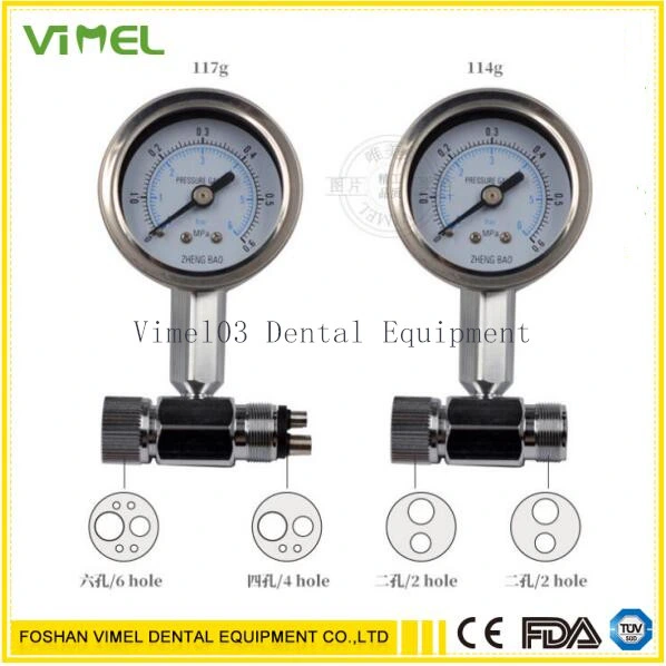 Turbine Manometer for Dental Handpiece Tool Pressure Gauge Test Air Pressure