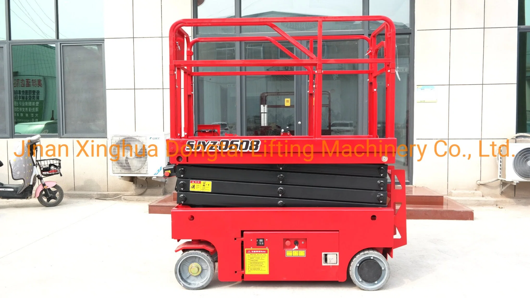 4-8 Meter Automatic Hydraulic Scissor Lifting Platform Elevator for Warehouse