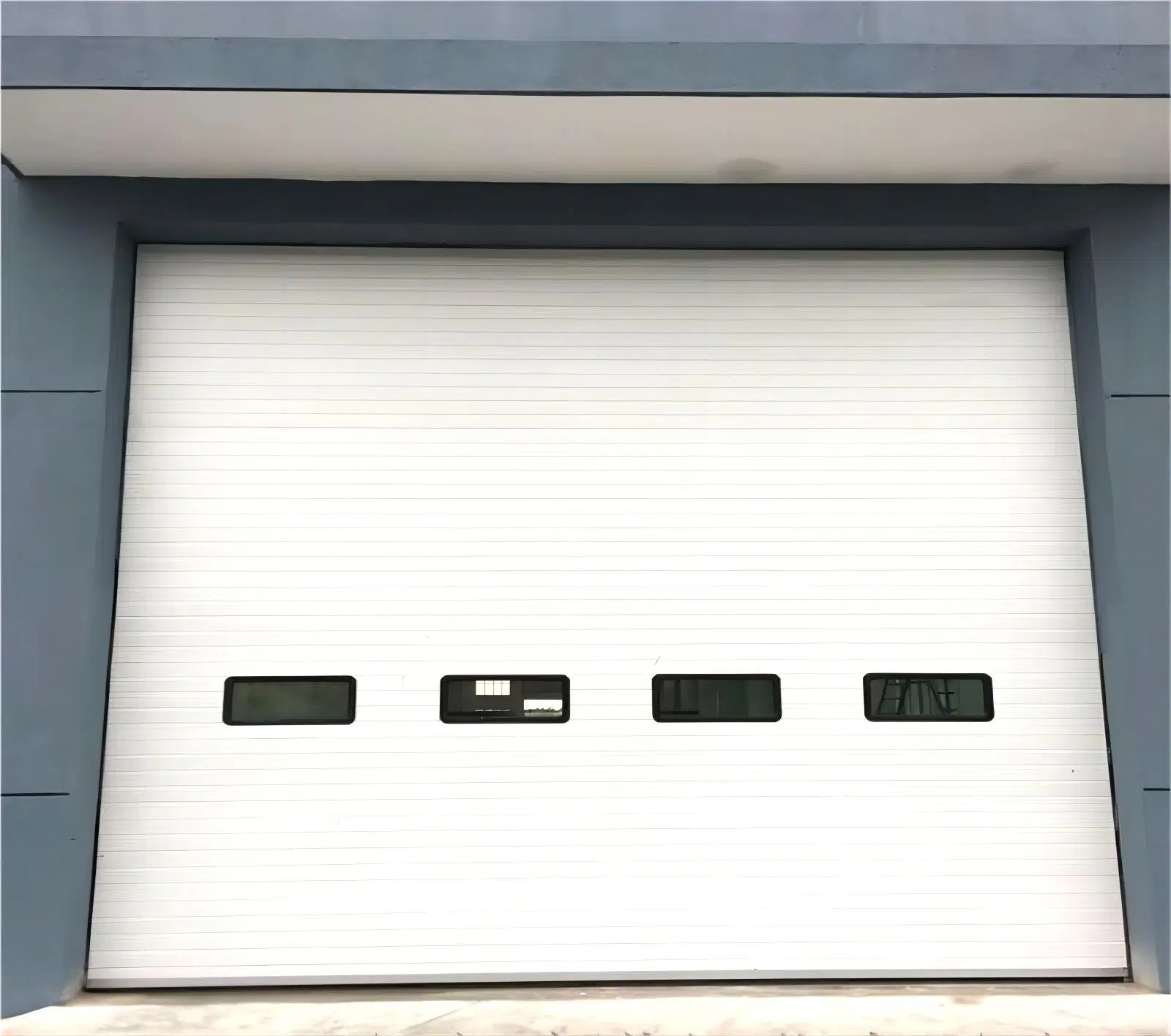 Original Factory Sandwich Panel Automatic Exterior Stacking Steel Insulated Vertical Lifting Sliding Roll up Garage Gate