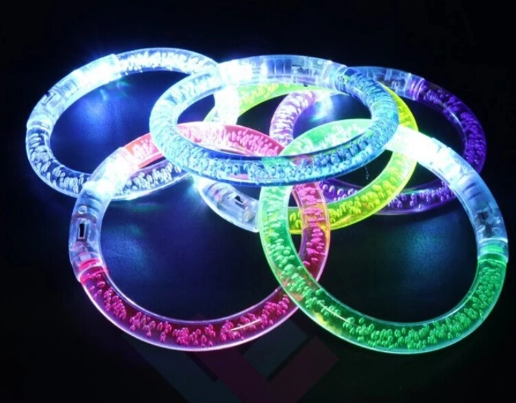 Acrylic Wedding Used Light up Promotion Low Price LED Wristband