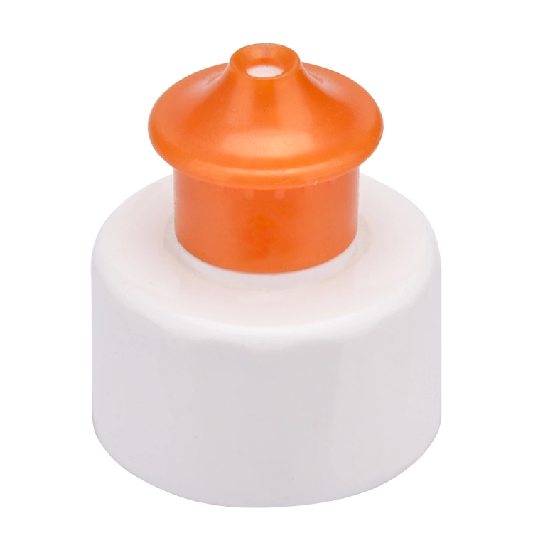 24/410 28/410 Plastic PP BPA Free Water Bottle Push Pull Screw Caps Lid