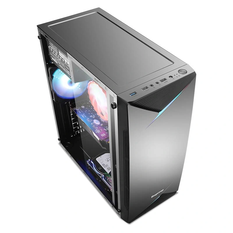 RGB Front Panel ATX Gaming Computer PC Case