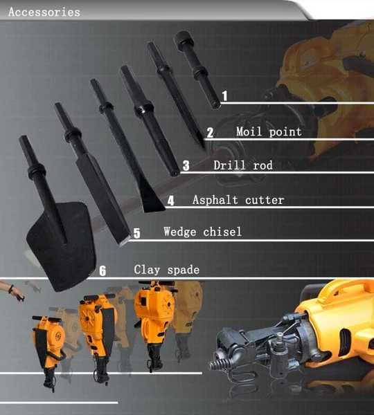 Yn27j Air Rock Drill, Multi-Purpose Gas Driven Drilling Machine Tool for Coal