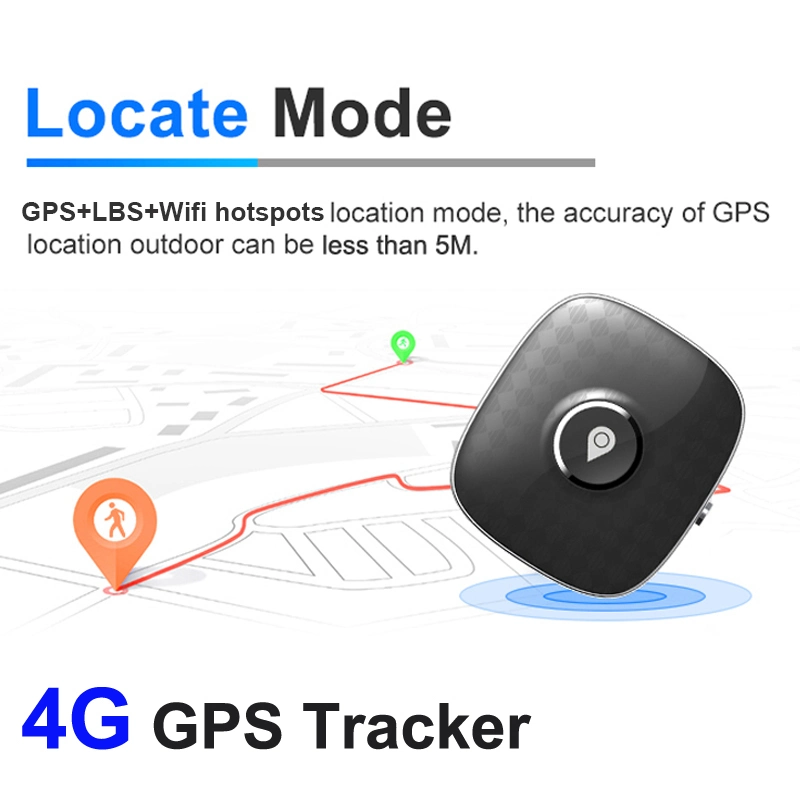 تصميم الأزياء مصنع الصين IP67 مضاد للماء 4G الحيوانات الأليفة أجرية GPS جهاز التتبع مع مراقبة خرائط Google في الوقت الحقيقي PM04C