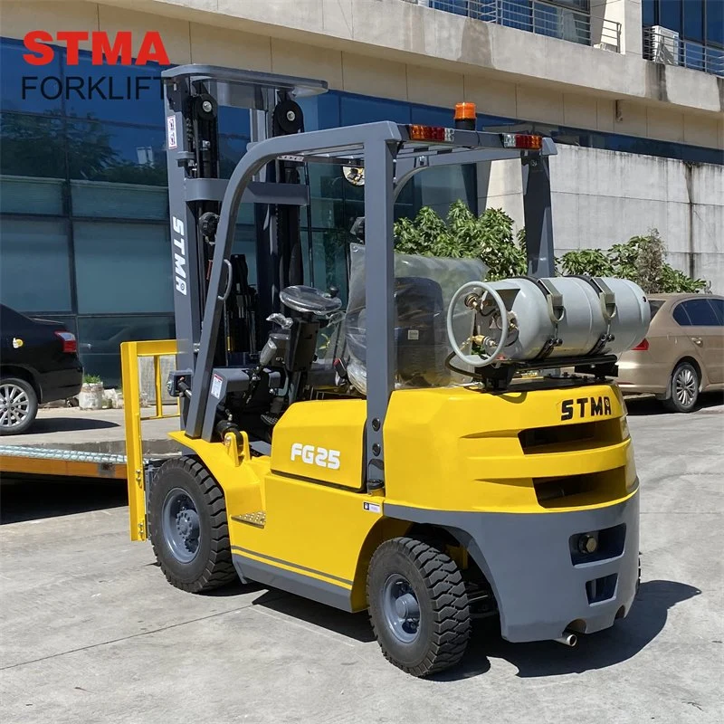 Stma 2.5tonne 2.5t 2.5ton LPG Gasoline Forklift Truck with Nissan Engine