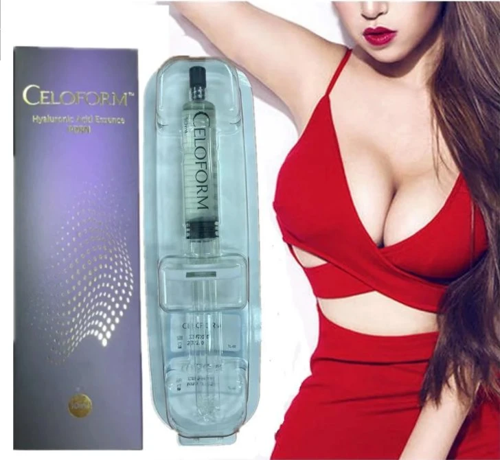 Celoform10ml Cirugía Plástica Implantes para el Buttock de Mama mejorar Tamaño Grande Más Natural Safe Dermal Filler ácido Hialurónico Gel Beads Max Precio de la inyección de mama