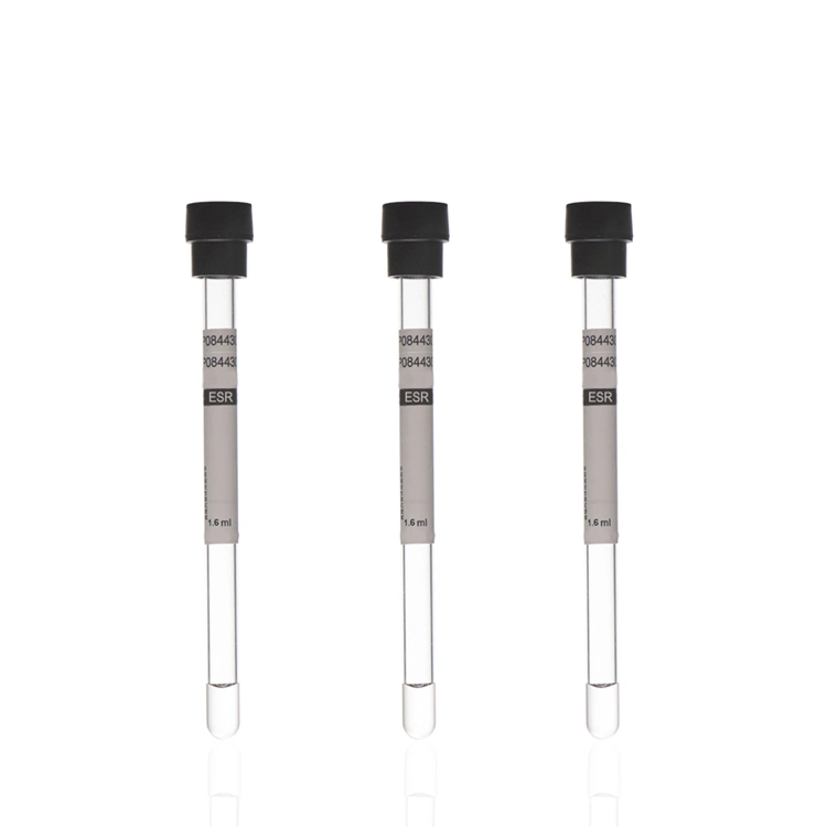 Medical Disposable Purple Cap Vacuum Blood Collection Pet Glass EDTA K2 K3 Tube with CE&ISO