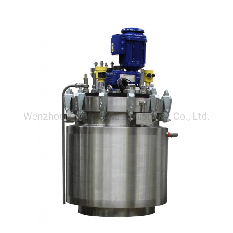 Stainless Steel ASME High Pressure Vacuum Titanium Jacket Heat Chemical Mixing Mixer Small Tank Price Reactor Pressure Vessel