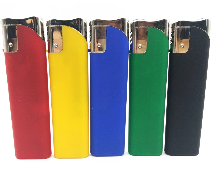 Charging Lighter Metal Windproof Rechargeable Lighter Matte Texture Electric Coil Lighter