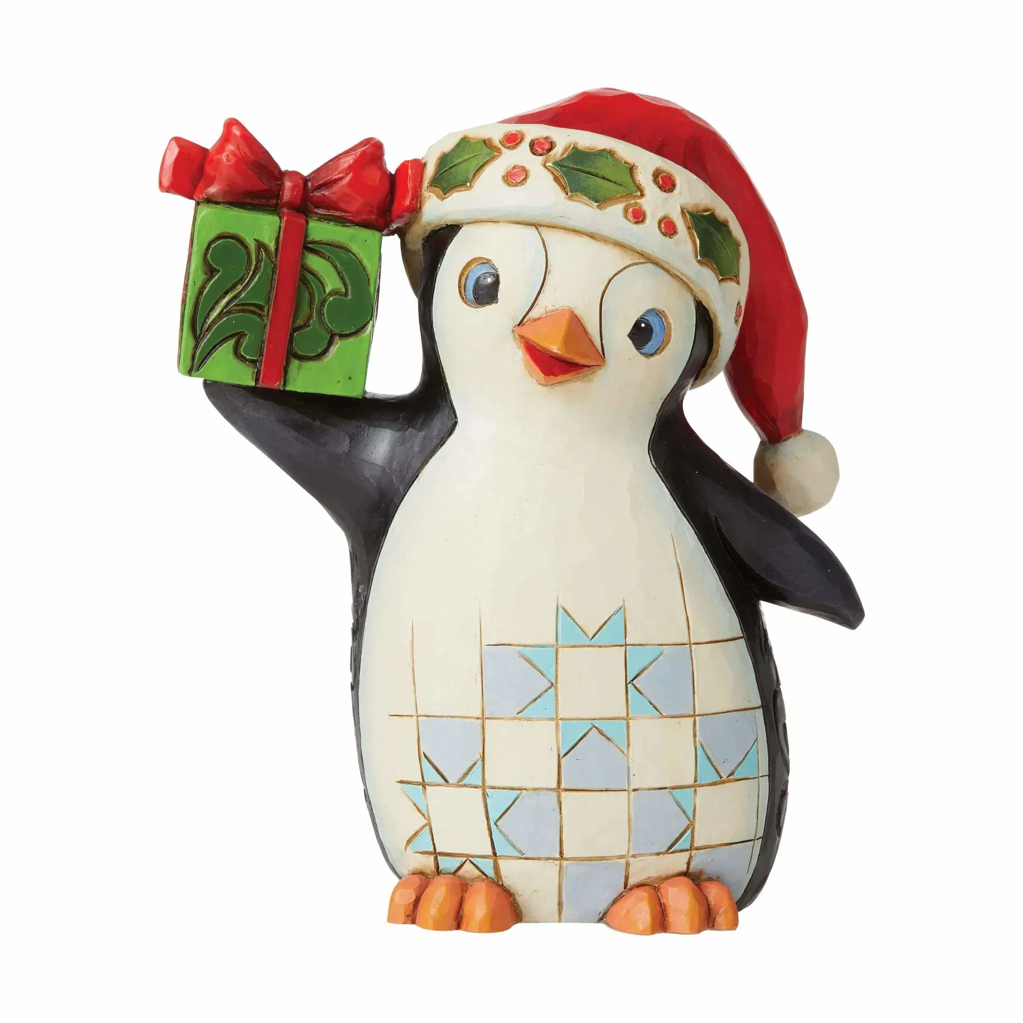 Custom Creative Christmas Gift Penguin Home Office Desktop Decoration Resin Crafts Christmas Decorations