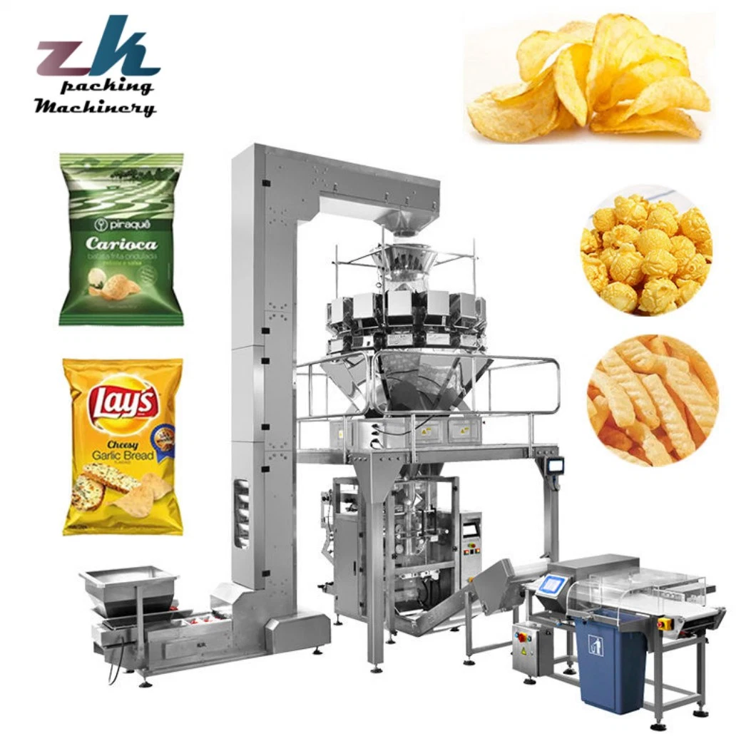 Balanza electrónica Multi-Head arroz alimentos de alta velocidad de producción de granulado de la máquina de embalaje