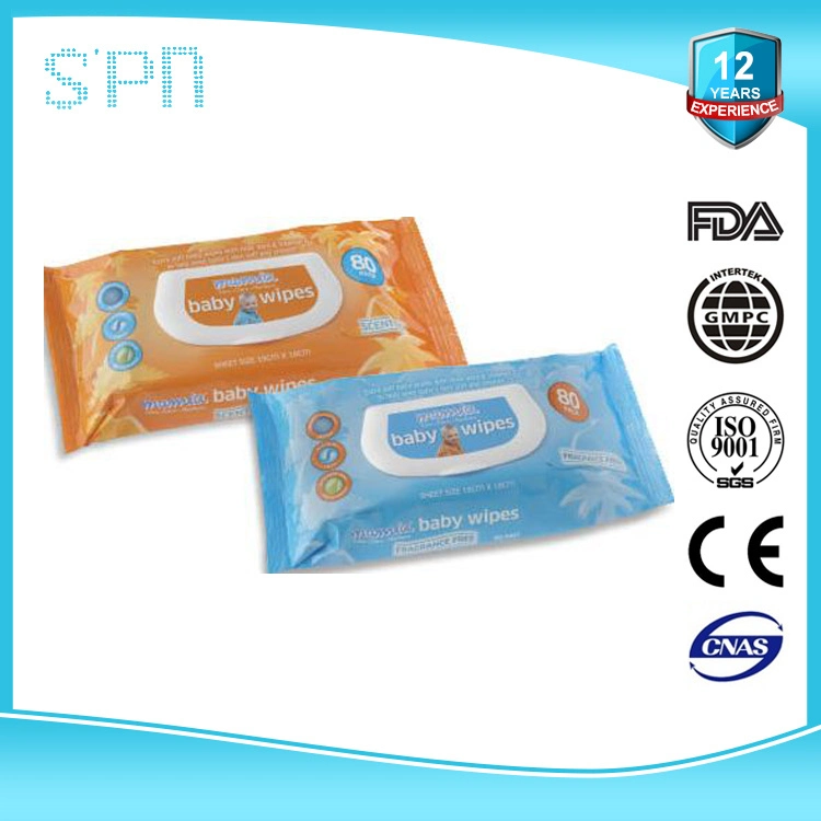 Special Nonwovens Best Quality Natural Saline Extra Thick Disinfect Soft Alcohol-Free Mild and Hypoallergenic Bamboo Baby Wipe