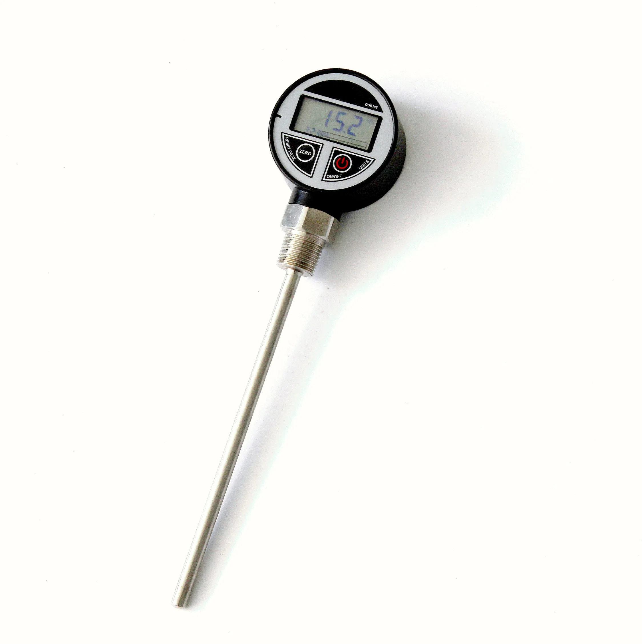 -200~500&ordm; C 9VDC Battery Powered PT100 Sensor and LED Display Digital Temperature Gauge Water Supply and Chemical Engineering Field