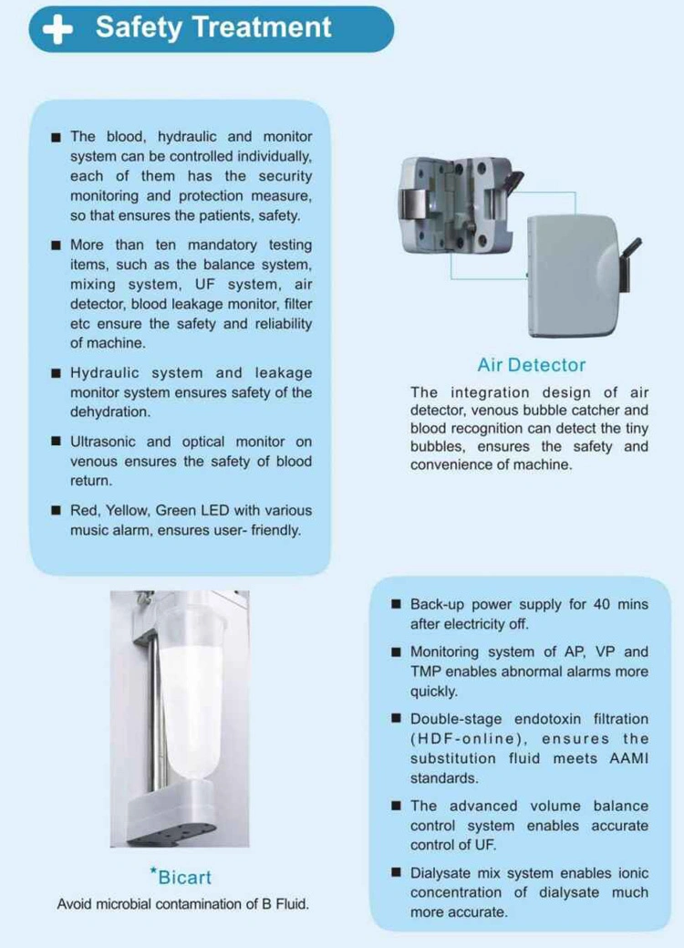 My-O002c Medical Hemodialysis LCD Touch Screen Dialysis Machine for Sale