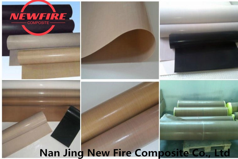 Bespoke 0.15-1.05mm PTFE Fiberglass Cloth Non Stick Coated Glass Fibre Fabric Manufacturer