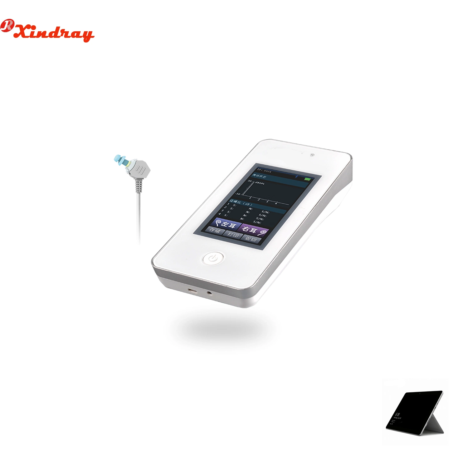 Hospital Medical Equipment Newborn Portable Dpoae and Teoae Infant Oae Hearing Screener