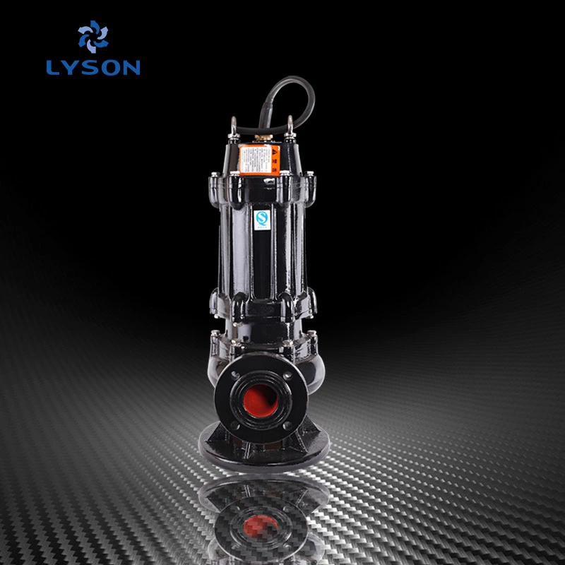 Non-Clogging Vertical Cast Iron Submersible Dirty Water Sewage Pump