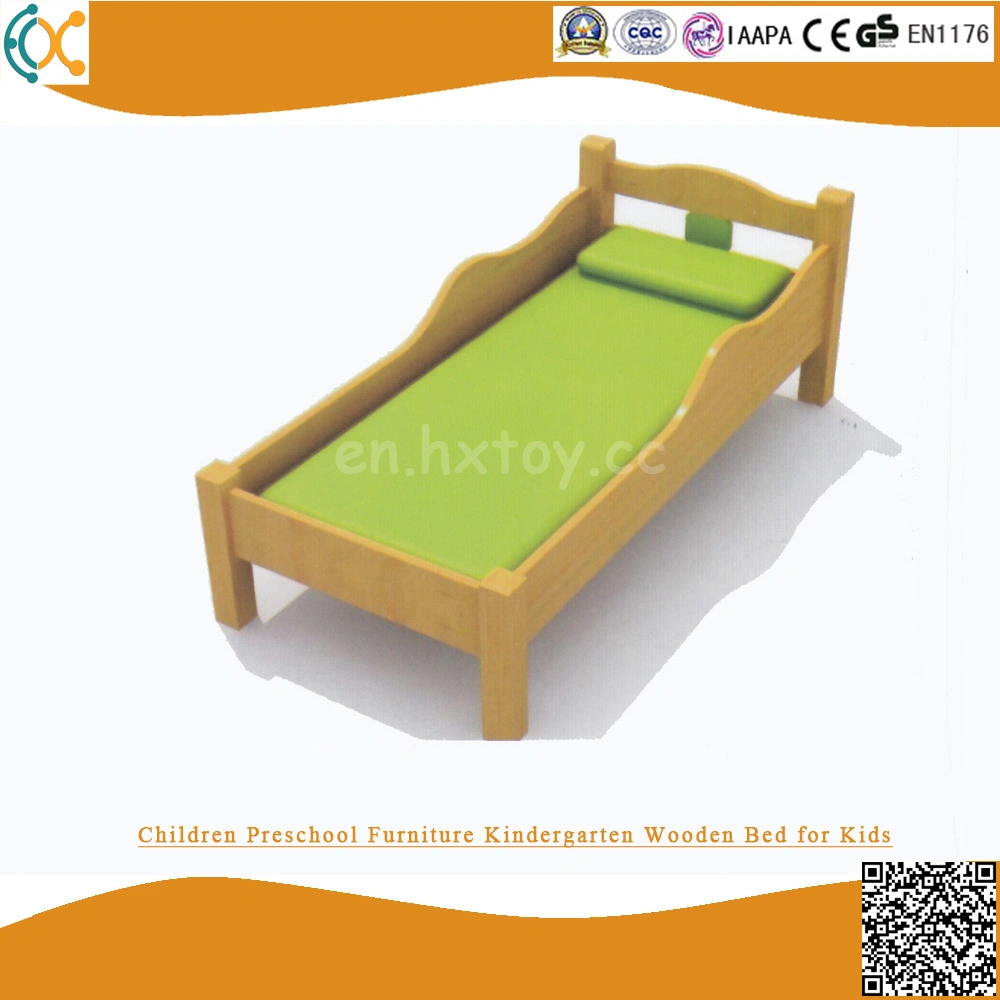 Kindergarten Furniture Kids Wooden Single Bed for Sale