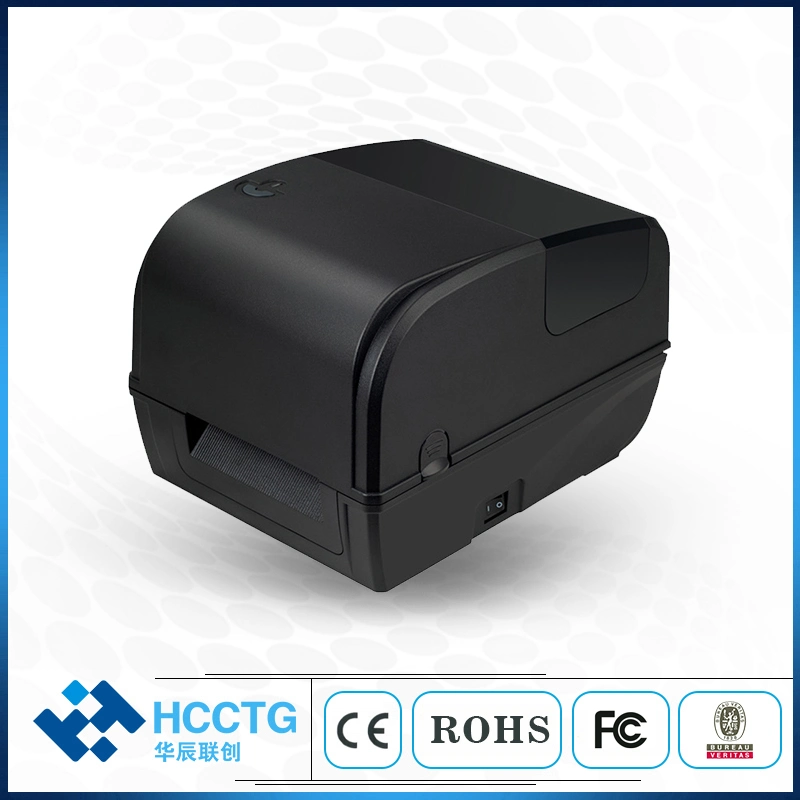 USB /Serial/Parallel Garment Label Ribbon Transfer Auto Cutter Textile Desktop Fabric Clothing Label Printer Hcc-2054