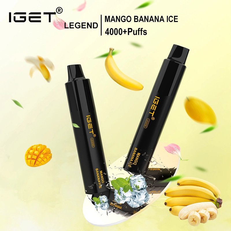 Disposable Vape Pen 2023 New Flavours Iget Legend E-Cig 4000 Puff 12ml E-Liquid