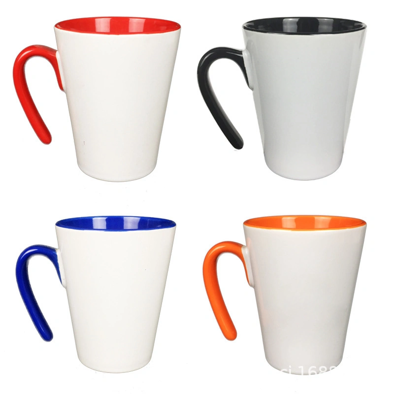 Factory Directly Sale Ceramic Glaze Mug Printing Logo Colorful Creative Promotional Gift Cup