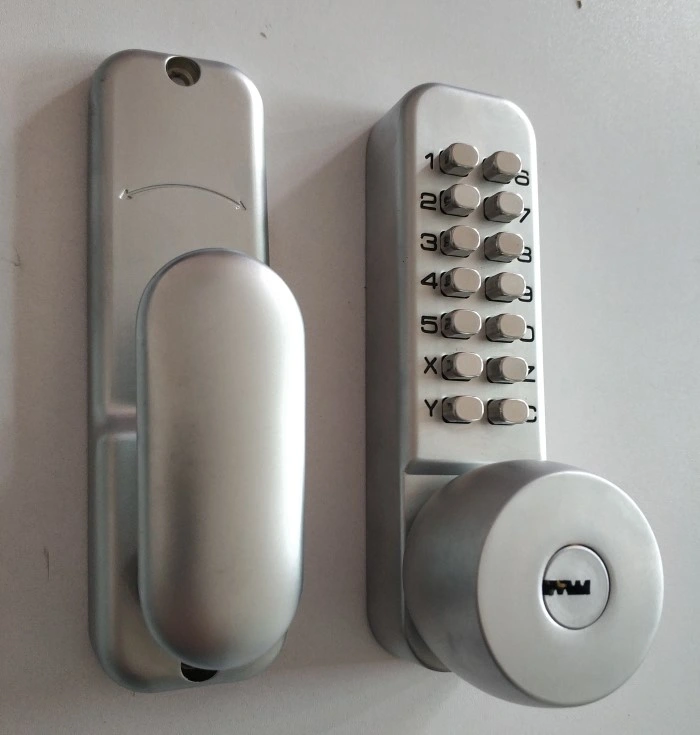 Zinc Alloy Waterproof Password Push Button Combination Keyless Safety Entry Deadbolt Door Lock