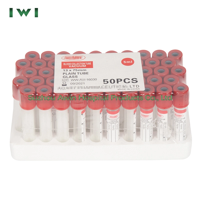 Vacuum Blood Collection Tube (Vacuum Tube) Plain Tube (No Additive)