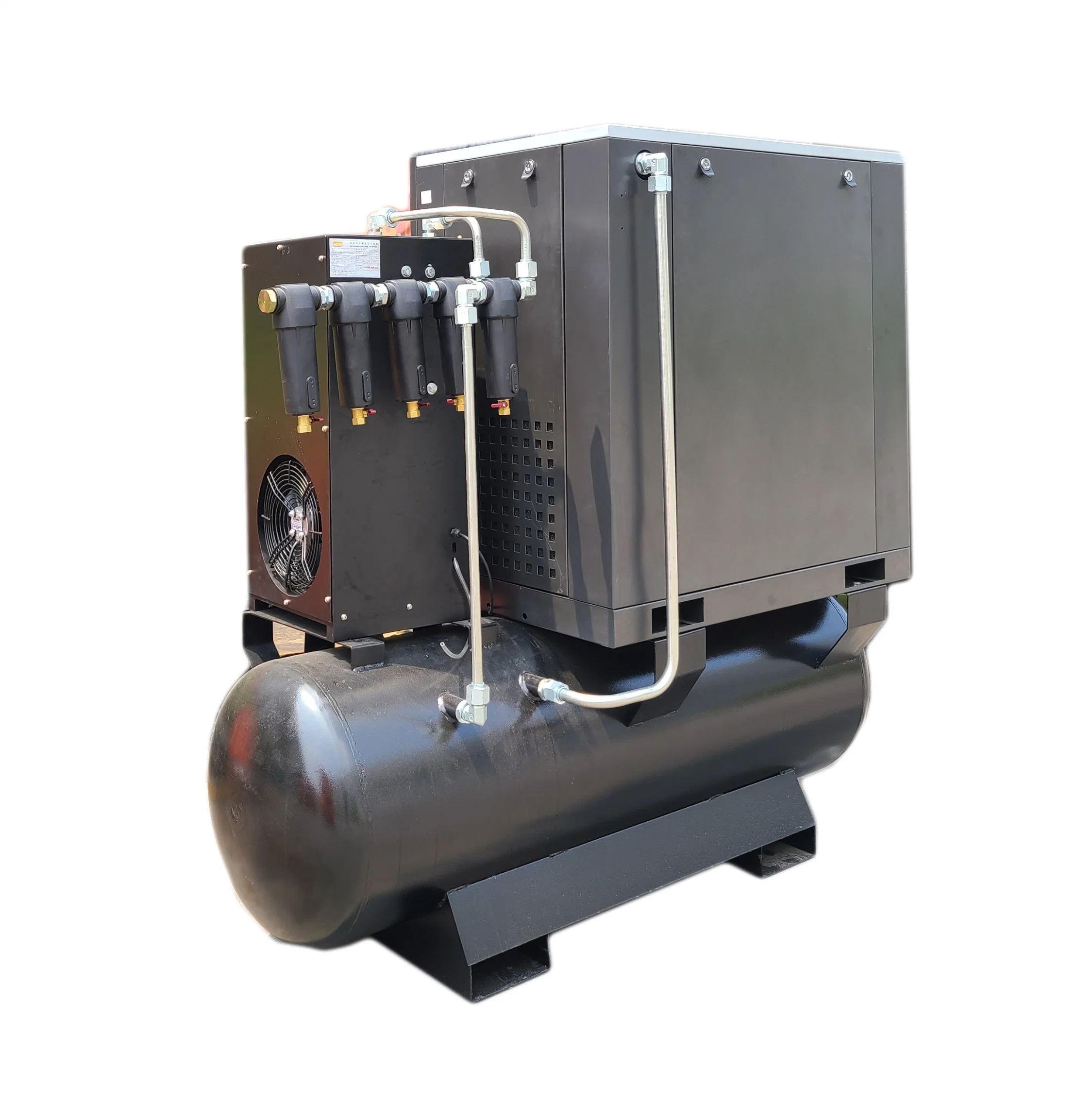 OEM Design 15kw 20HP Air Compressor with Refrigerator Dryer Tank and Filters