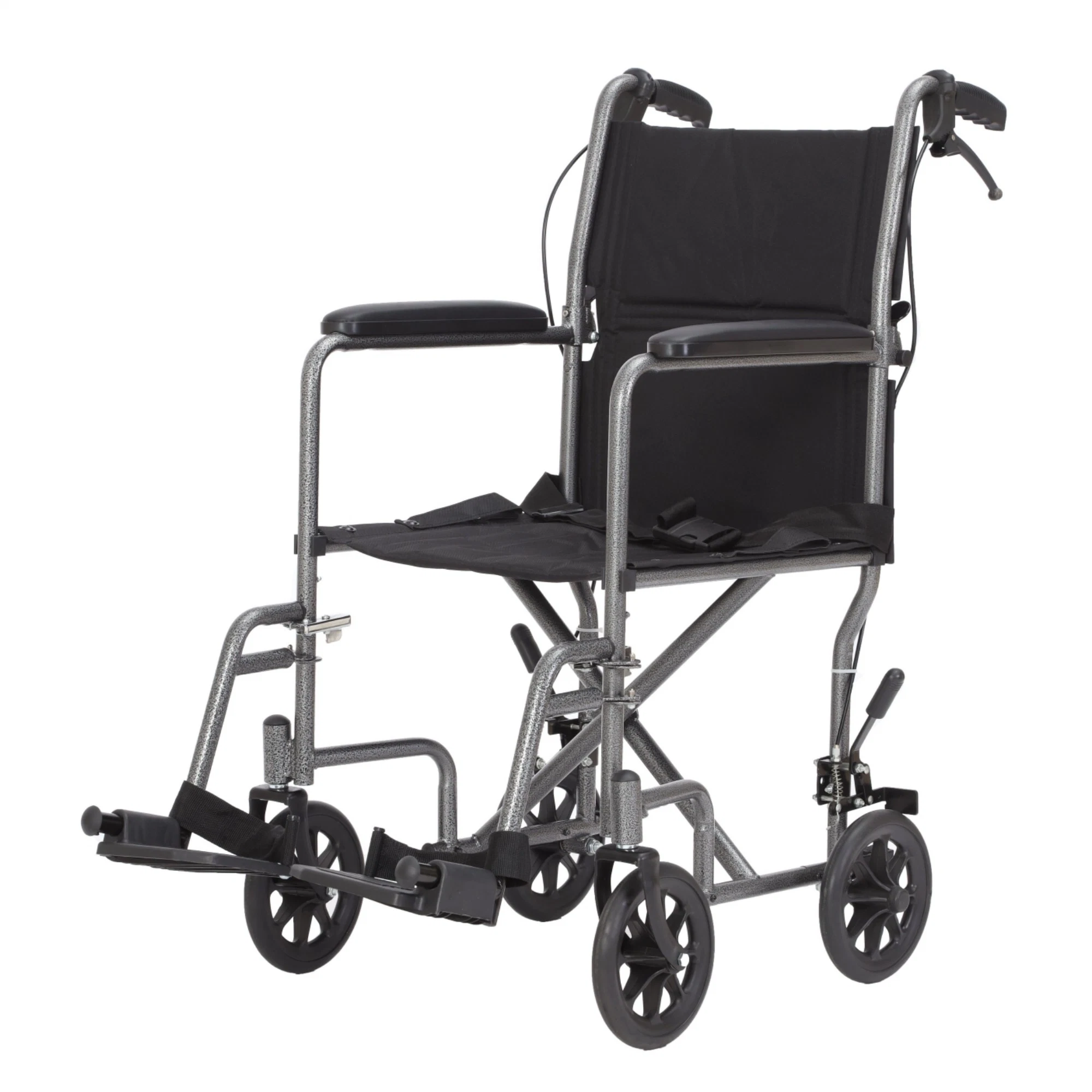 Best Light Steel Foldable Adult Manual Wheelchair Manual Transport Chair for Disabled