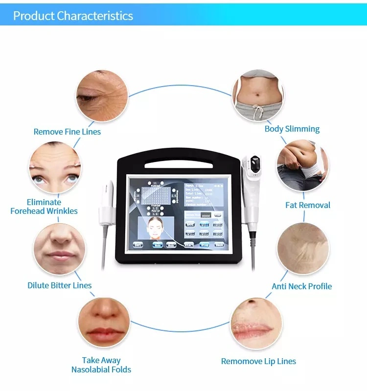 Hot Sale 4D Hifu +Vmax Machine for Face Lifting Body Slimming