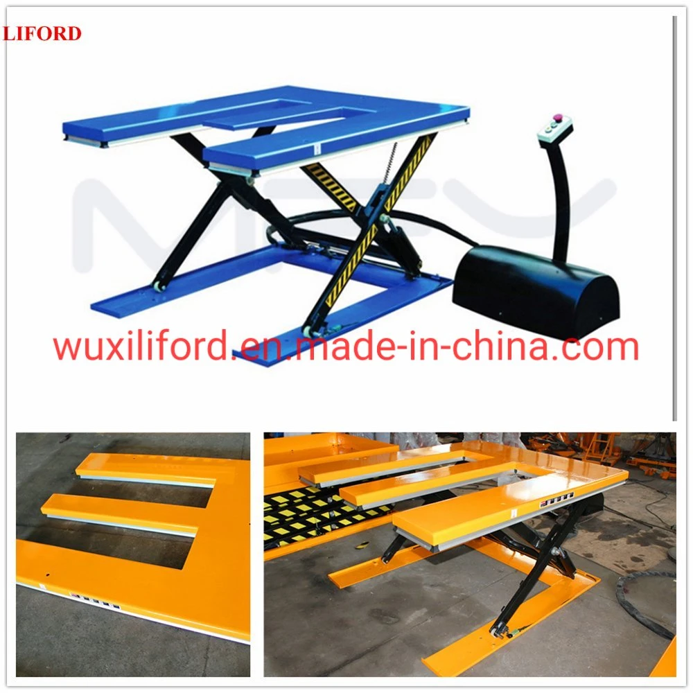 E Shape 1000 kg Hydraulic Mini Scissor Lift Table He1000