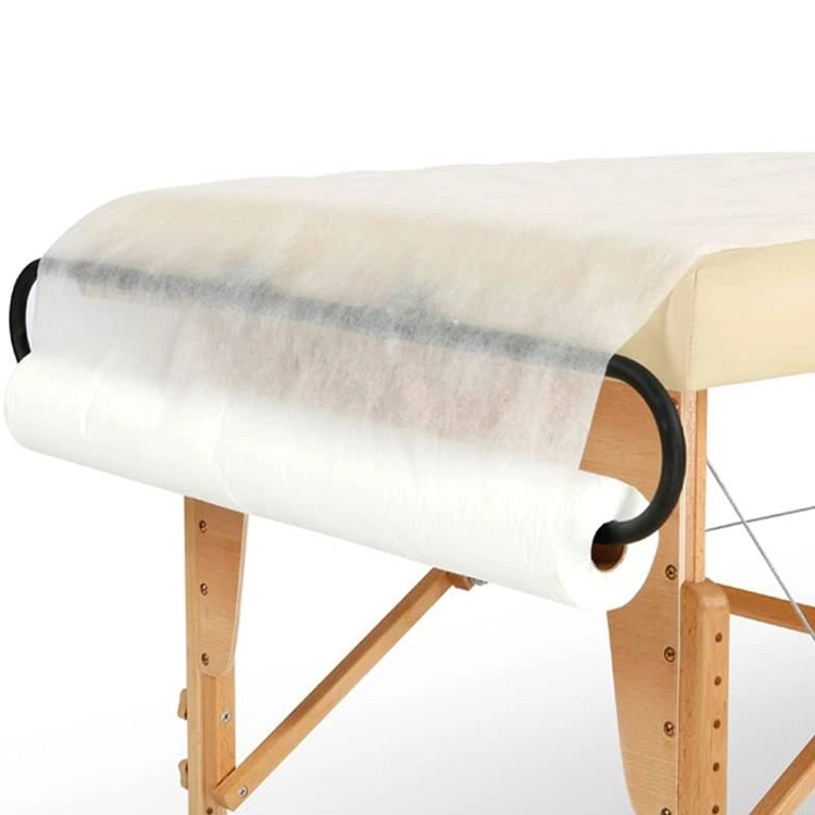 Massage Table Bed Sheet Non Woven Fabric Disposable Facial Table Paper Roll