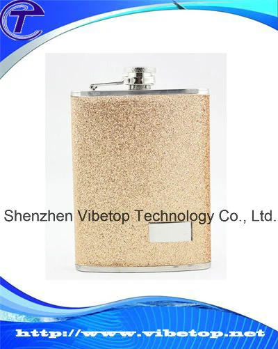 Leather Cover Hip Flasks Novelty Leather Flagon