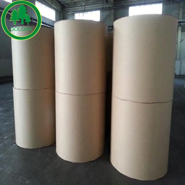 Kraft Liner de color marrón de la junta de la junta de papel kraft para el embalaje de rollos gigantes