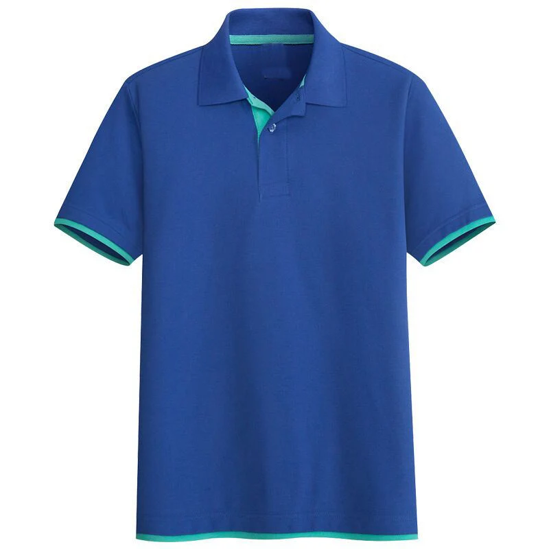 Impressão personalizada Verão simples Polo homens Tshirt por grosso de manga curta de algodão de alta qualidade Piqué homens's Golf Polo Shirts