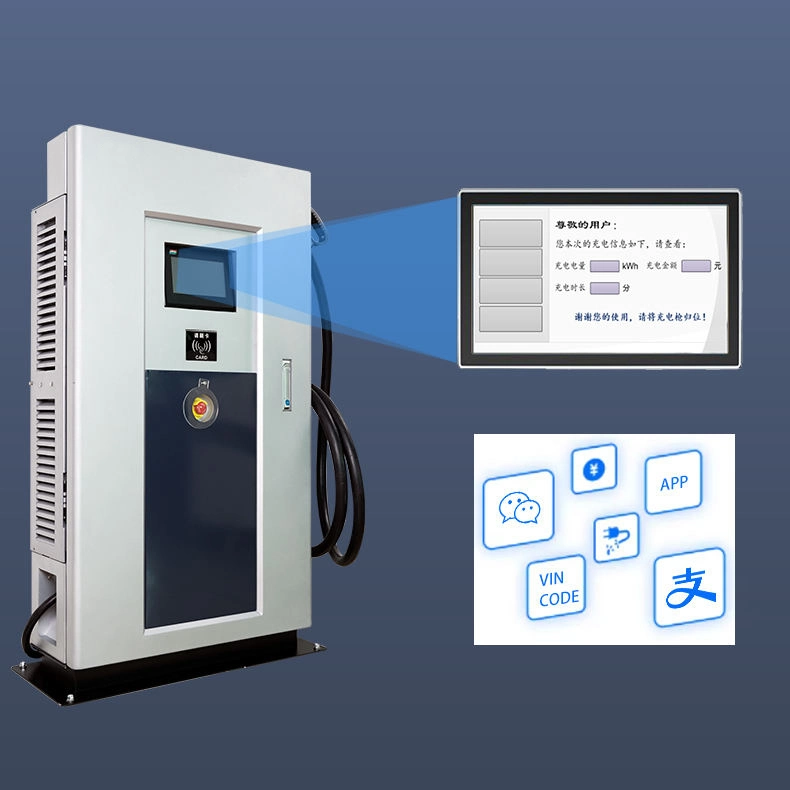 Champion 30kw 40kw 60kw DC Fast EV Charging Station Two Connectors Electric Vehicle Charger Stations Ocpp 1.6