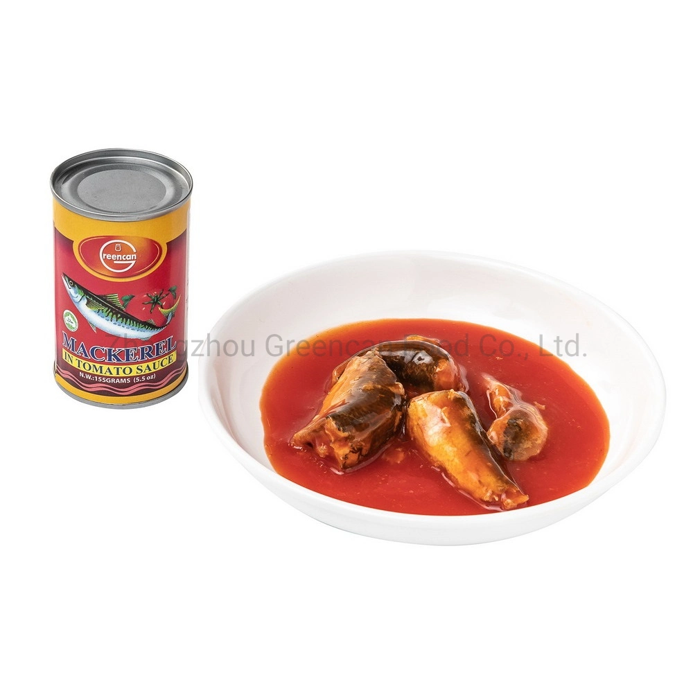 Canned Sea Food Canned Mackerel Fish in Brine for Chile Market 425g