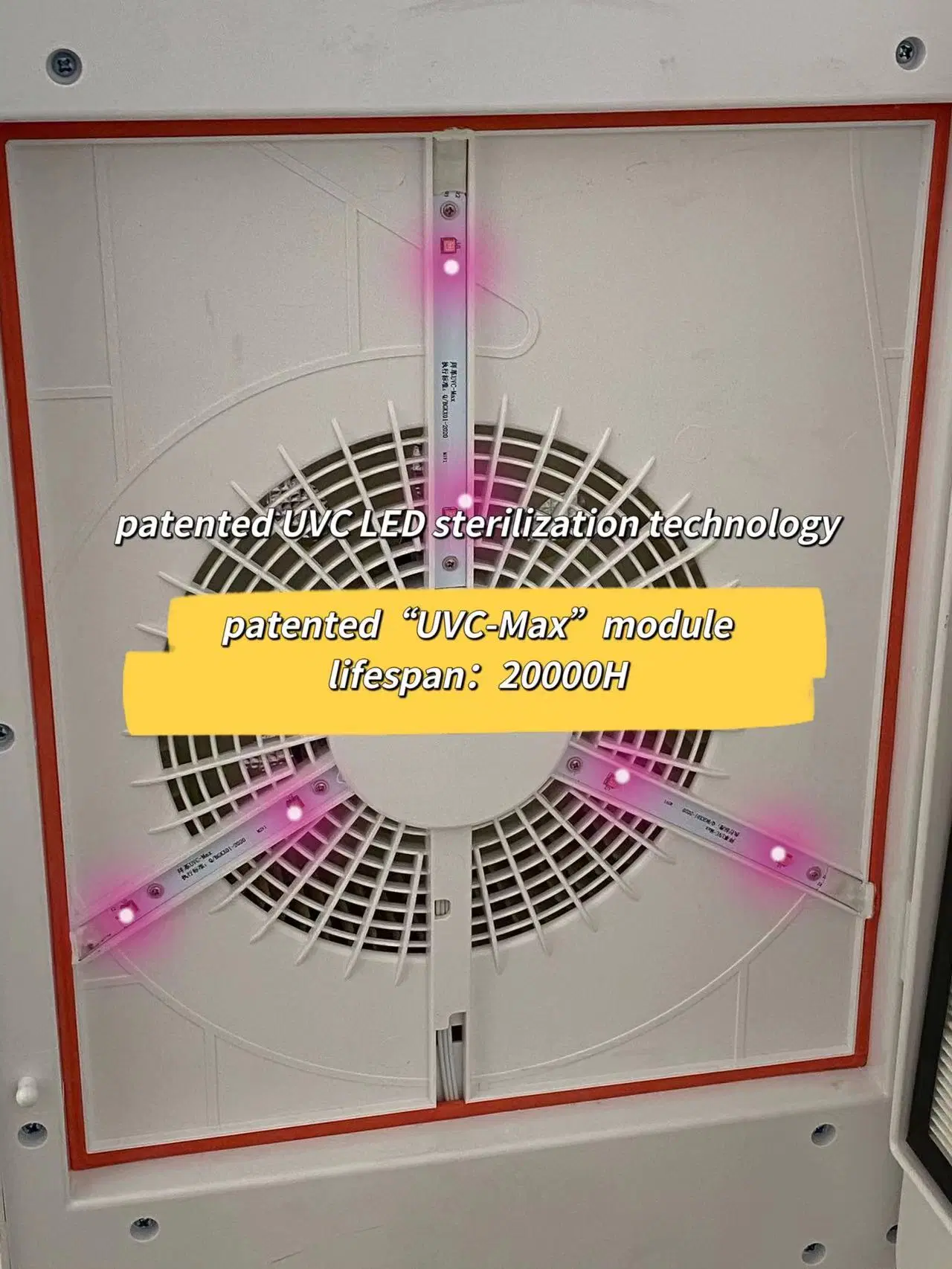 Casa comercial Aparelho pequeno espaço Cadr 210 M3/H Anti virus&amp;Bactérias99.9% UV portátil C luz LED de esterilização por ar HEPA de purificação do AR System