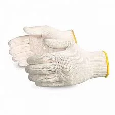 30g Cheap White Cotton Knit Safety Working Gloves