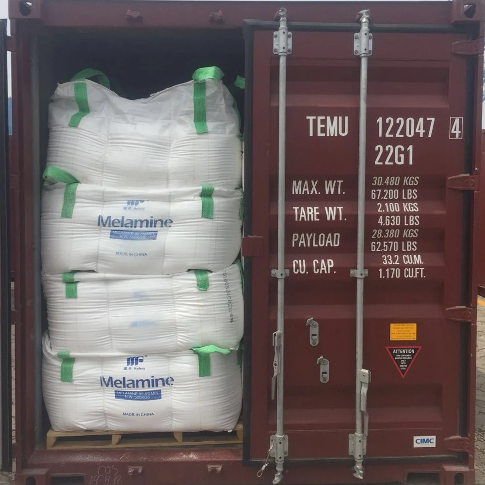 99.8% Min White Melamine Powder Used for Cement